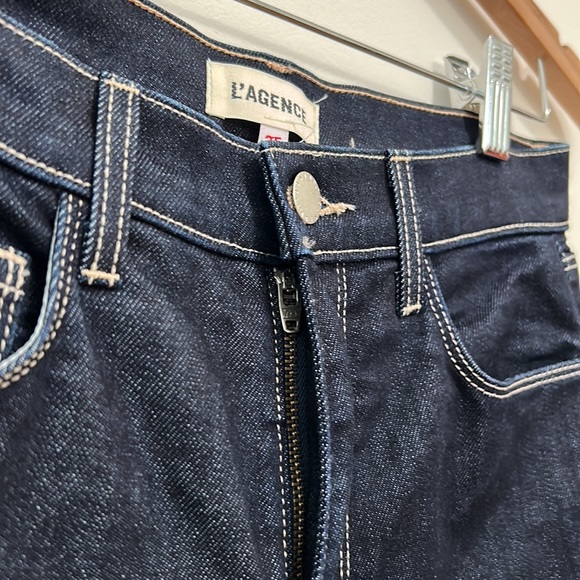 L’Agence Jeans Women’s Sise 25 Blue Monique High Rise Skinny Stretch - Picture 8 of 15